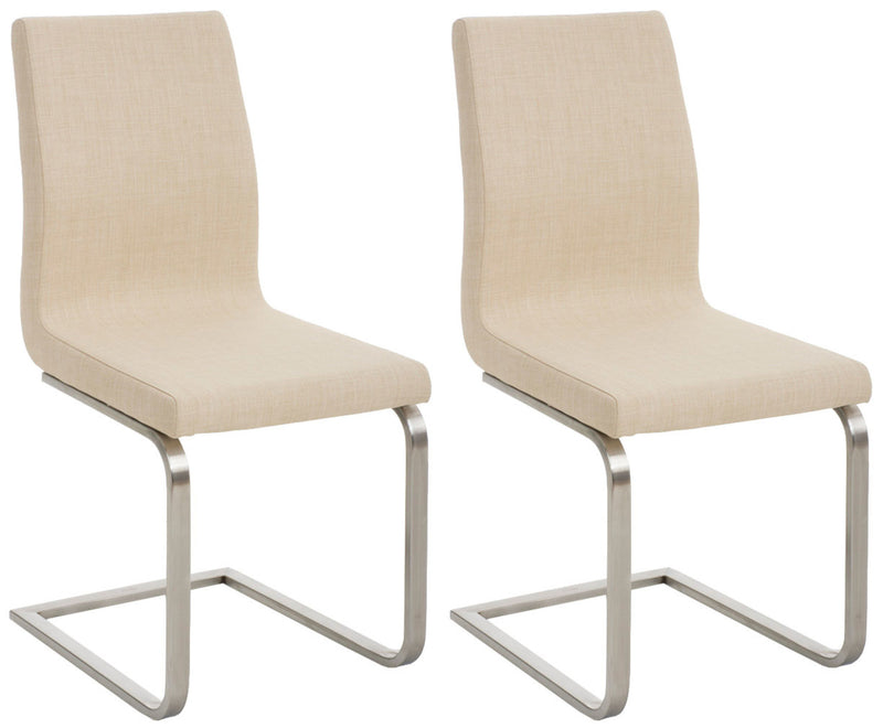 Set of 2 dining room chairs Belfort fabric