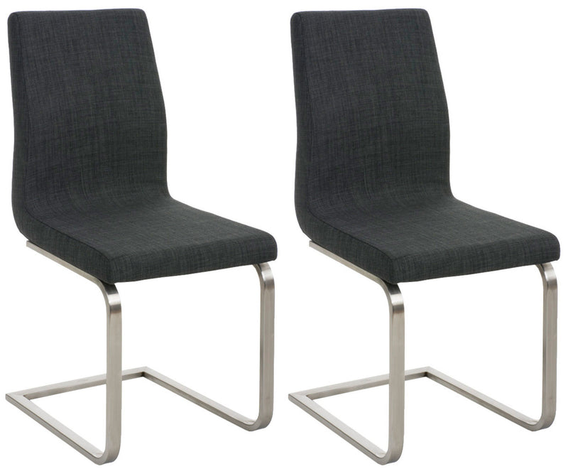 Set van 2 eetkamerstoelen Belfort stof