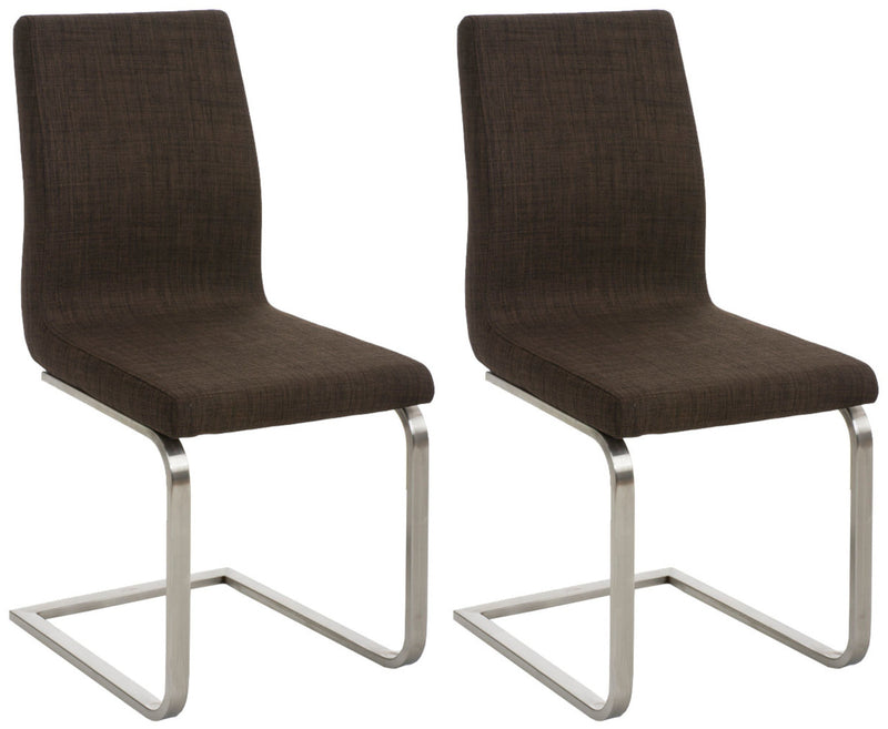 Set of 2 dining room chairs Belfort fabric