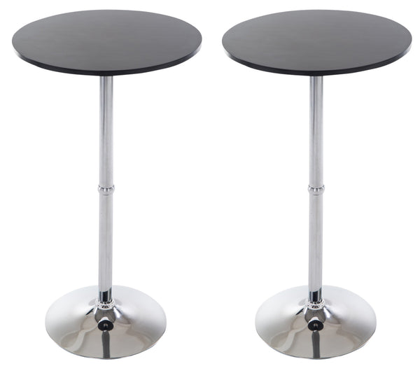 Set of 2 round bar tables Ø 60 cm