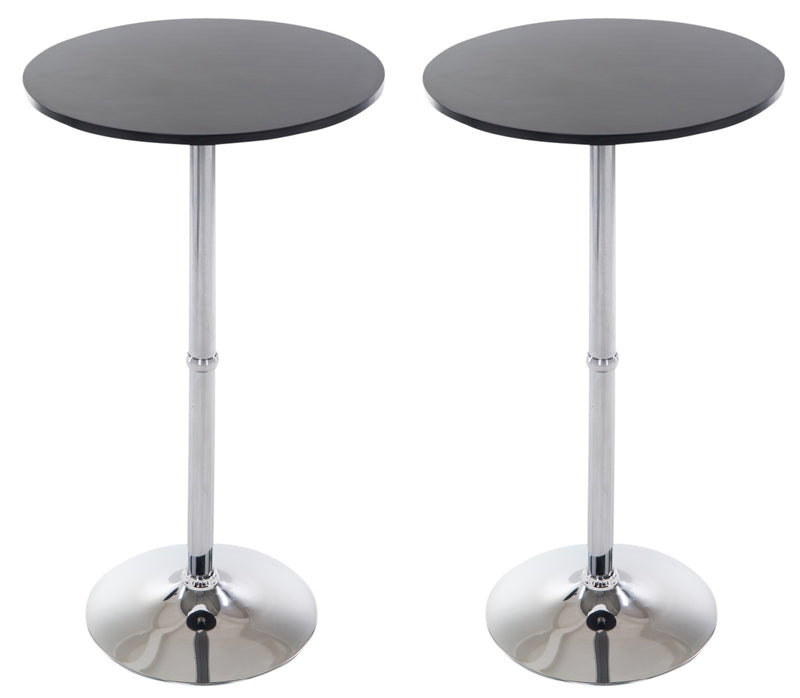 Set of 2 round bar tables Ø 60 cm