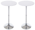 Set of 2 round bar tables Ø 60 cm