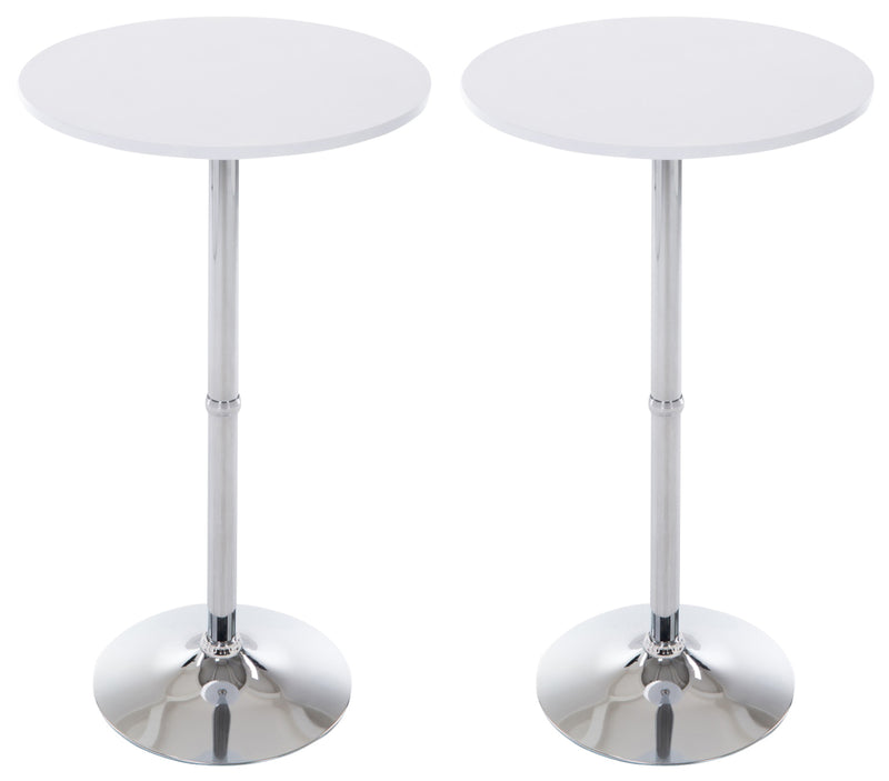 Set of 2 round bar tables Ø 60 cm