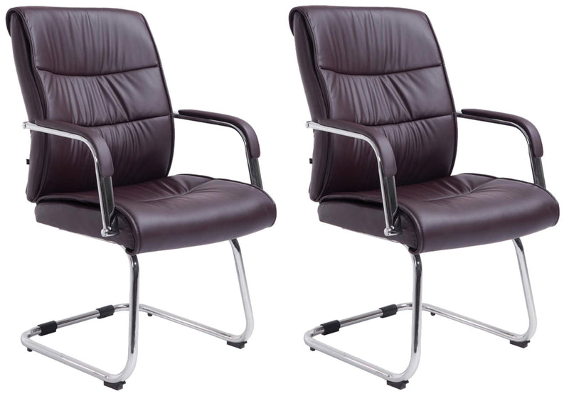 Set of 2 visitor chairs Sievert