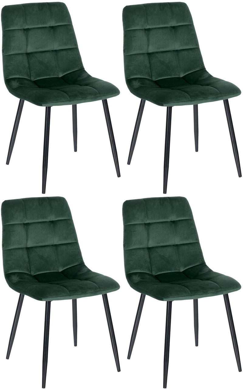 Set van 4 eetkamerstoelen Antibes