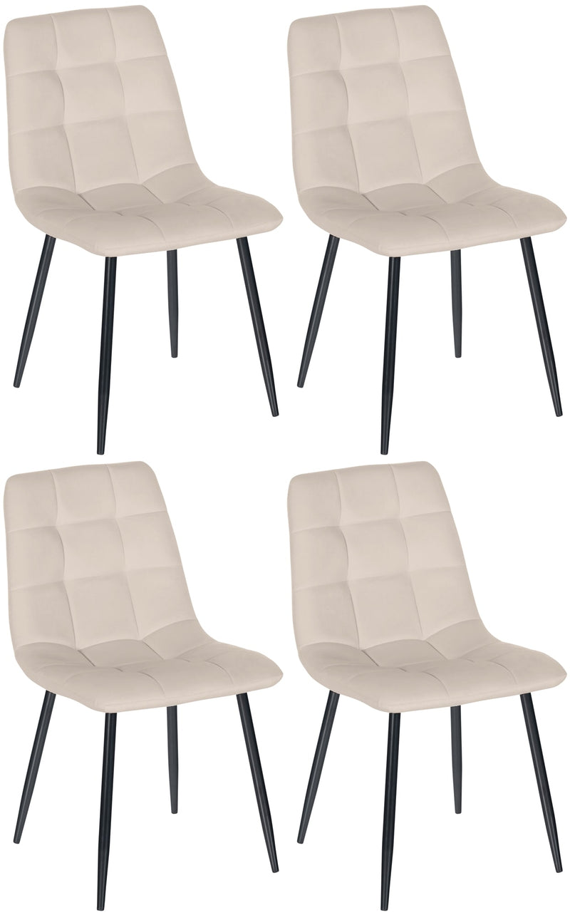 Set van 4 eetkamerstoelen Antibes