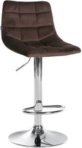 Jerry velvet bar stool