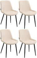 Set of 4 dining chairs Victoria velvet cover