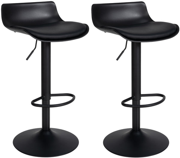 Set of 2 bar stools Aveiro faux leather