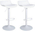 Set of 2 bar stools Aveiro faux leather