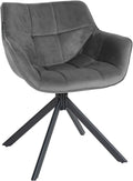 Westport velvet dining chair