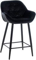 Bar stool Gibson velvet seat height 76 cm