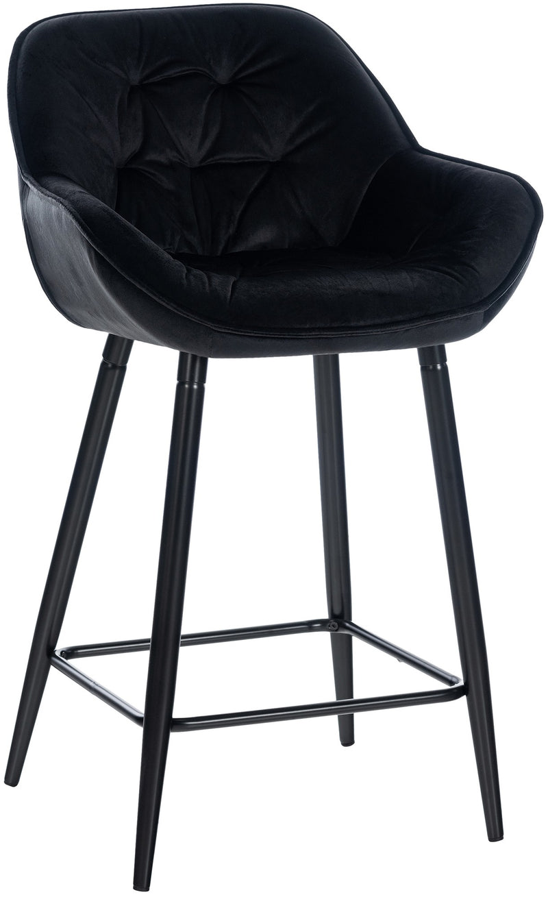 Bar stool Gibson velvet seat height 76 cm