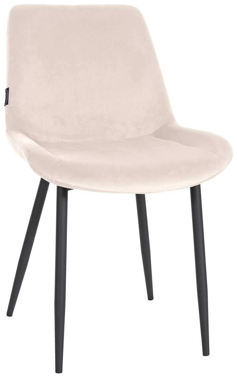 Victoria dining chair with velvet cover