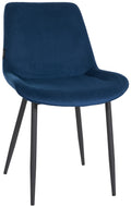 Victoria dining chair with velvet cover