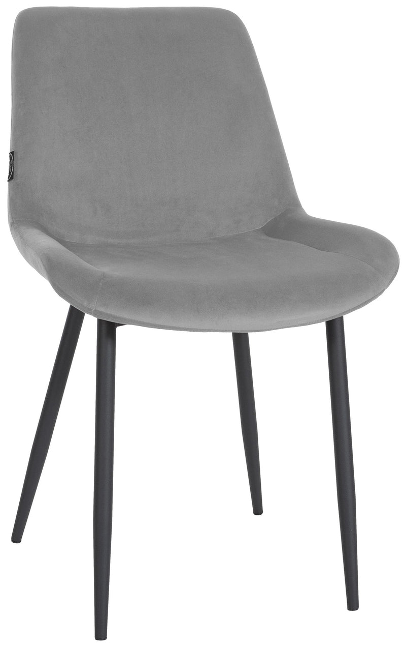 Victoria dining chair with velvet cover