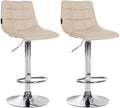 Set of 2 bar stools Jerry faux leather