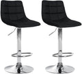 Set of 2 bar stools Jerry faux leather