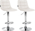 Set of 2 bar stools Jerry faux leather