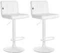 Set of 2 bar stools Feni faux leather