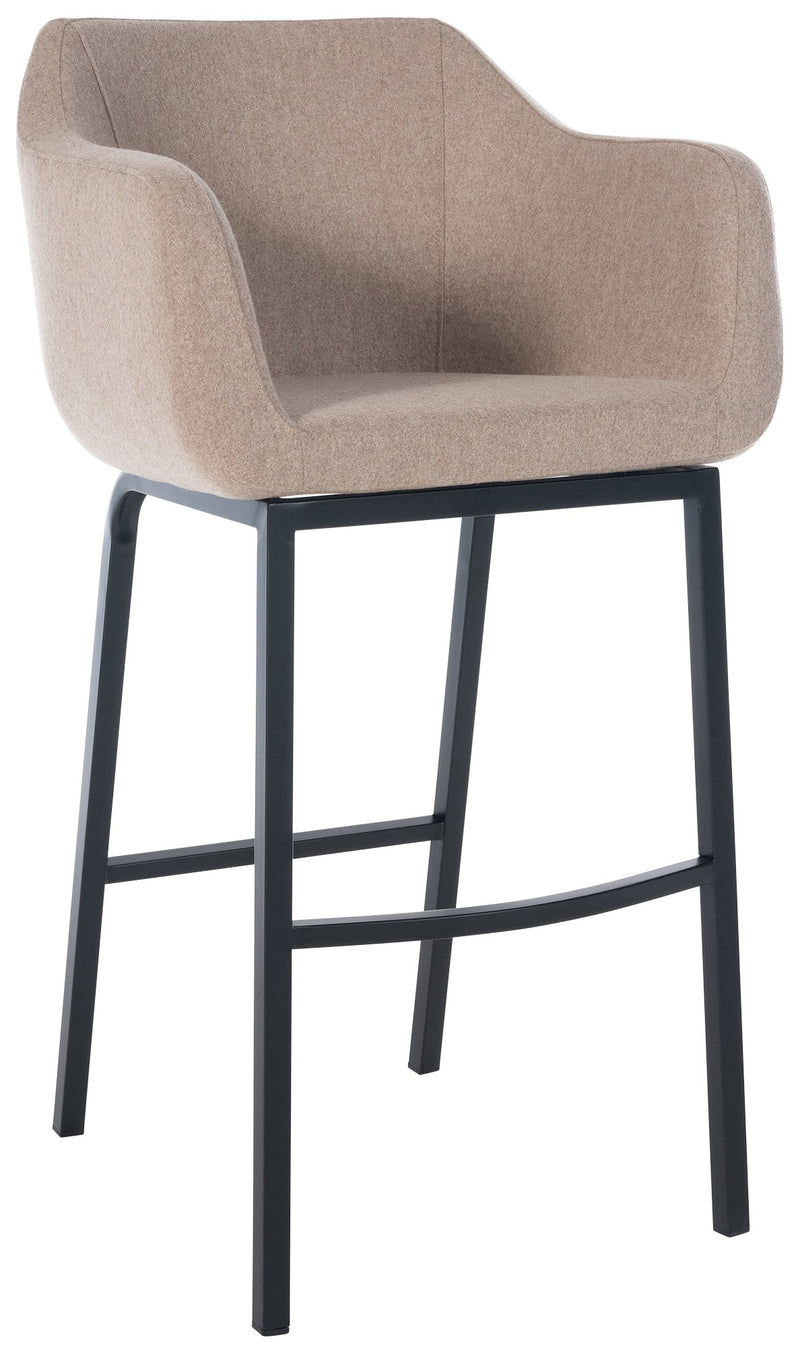 Bar stool Monea felt with four-legged frame