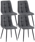 Set of 4 dining chairs Antibes fabric