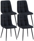 Set of 4 dining chairs Antibes fabric