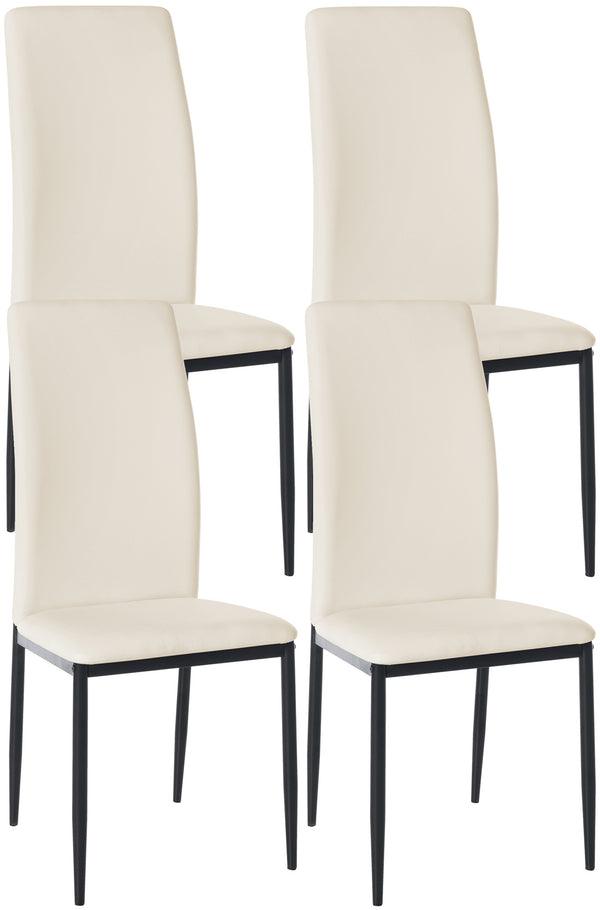 Set van 4 Savino eetkamerstoelen