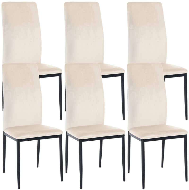 Set of 6 Savino dining chairs