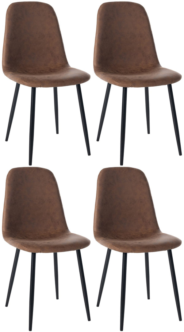 Set van 4 Napier eetkamerstoelen