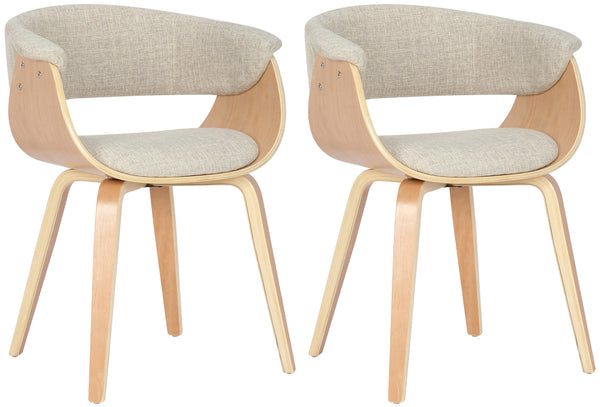 Set van 2 stoelen Bruce stof