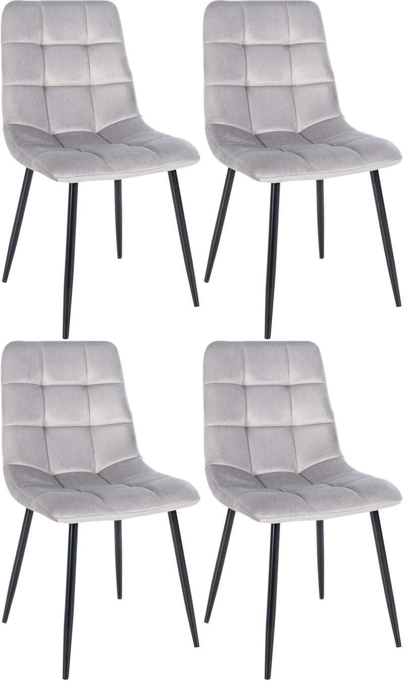 Set van 4 Tilde eetkamerstoelen