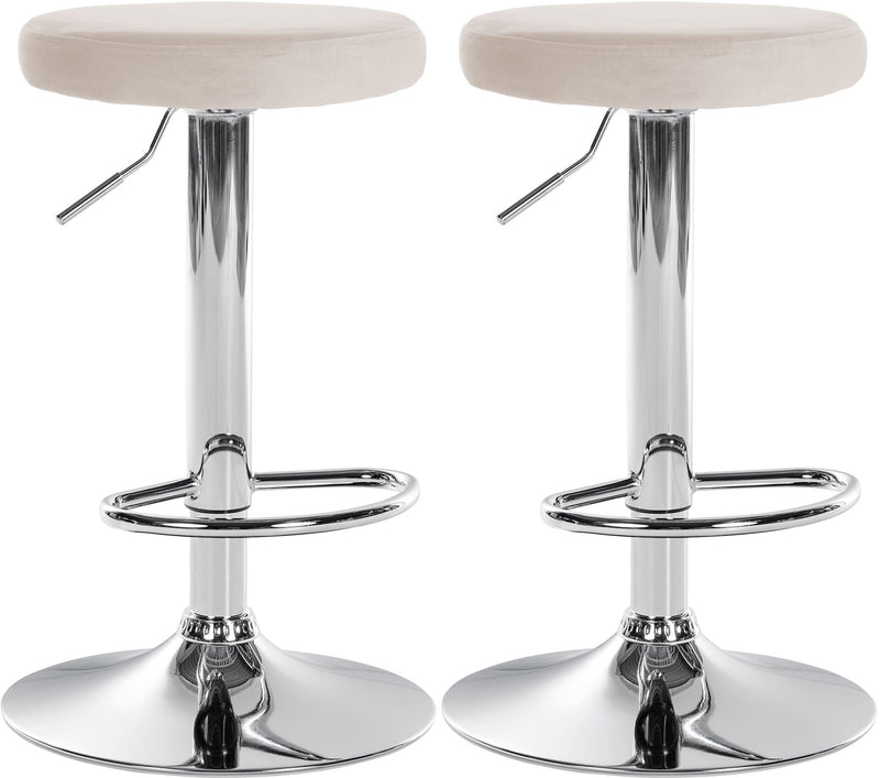 Set of 2 bar stools Ponte velvet