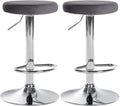 Set of 2 bar stools Ponte velvet