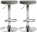 Set of 2 bar stools Ponte velvet