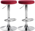 Set of 2 bar stools Ponte velvet