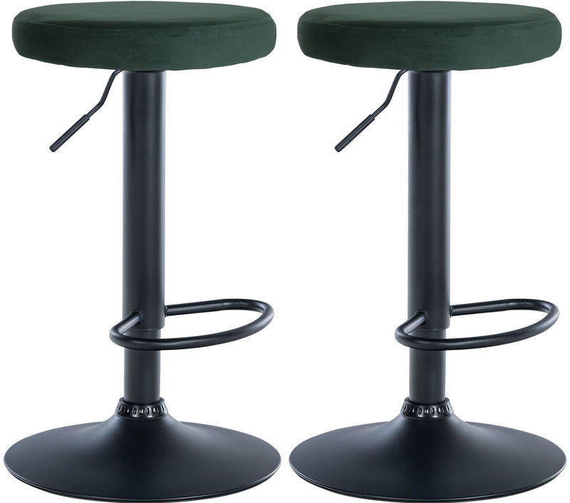 Set of 2 bar stools Ponte velvet