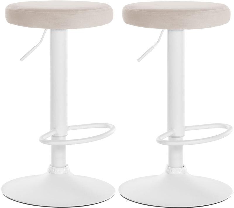 Set of 2 bar stools Ponte velvet