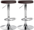 Set of 2 bar stools Ponte faux leather