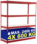 Heavy duty shelf 160x60x180 cm