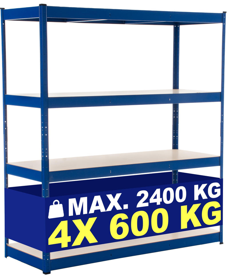 Heavy duty shelf 160x60x180 cm