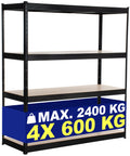 Heavy duty shelf 160x60x180 cm