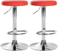 Set of 2 bar stools Ponte faux leather