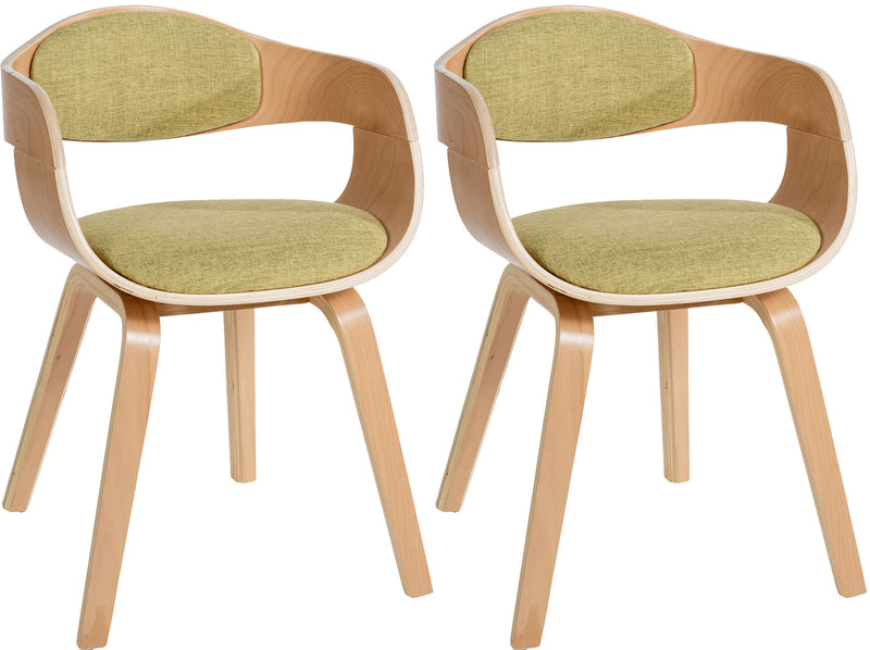 Set of 2 chairs Kingston fabric