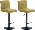 Set of 2 bar stools Calma fabric