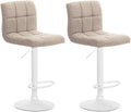 Set of 2 bar stools Calma fabric