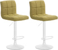 Set of 2 bar stools Calma fabric