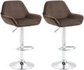 Set of 2 bar stools Braga velvet