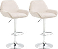 Set of 2 bar stools Braga velvet