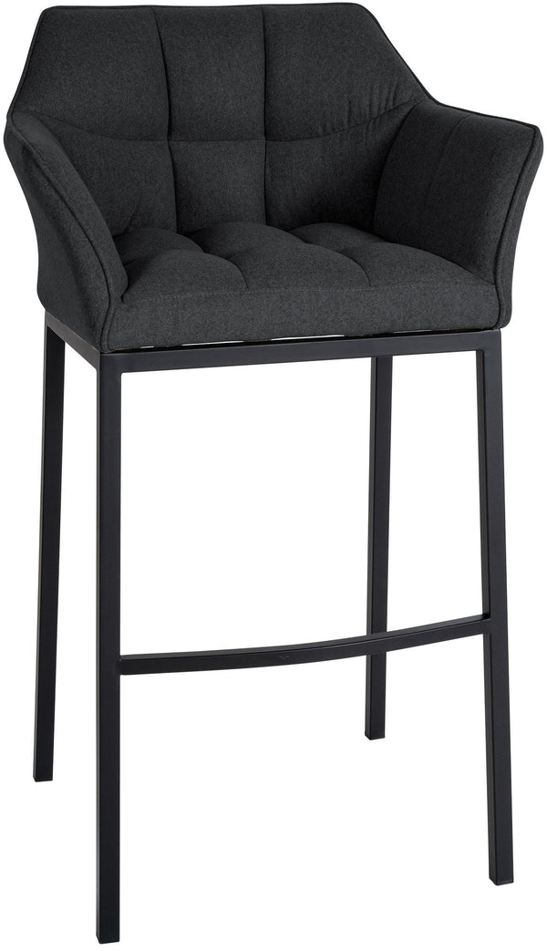 Bar stool Damaso felt cover with four-legged frame